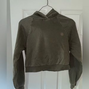 Womens Forever 21 Cropped Hoodie